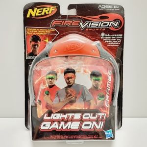 Nerf FIREVISION SPORTS FRAMES RED Activate Ultra-Bright Glowing Balls Glasses.